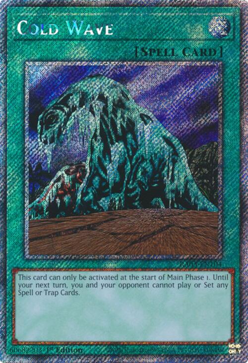 Cold Wave (Platinum Secret Rare) [RA03-EN104] Platinum Secret Rare | The Time Vault CA