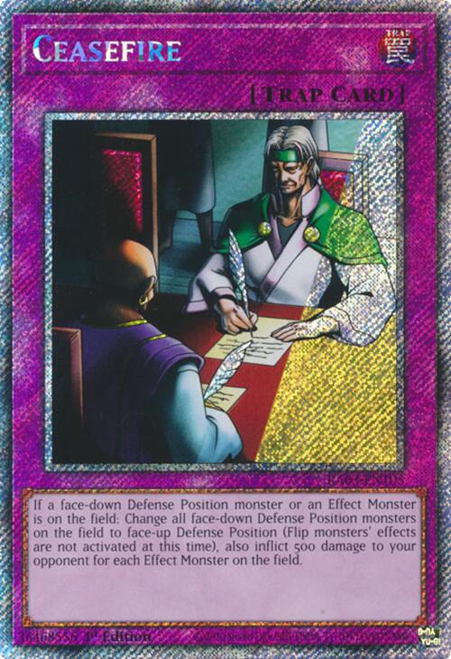 Ceasefire (Platinum Secret Rare) [RA03-EN105] Platinum Secret Rare | The Time Vault CA