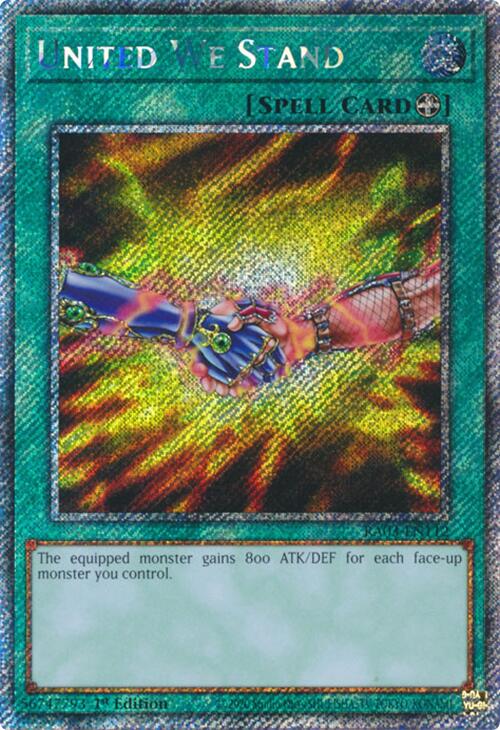 United We Stand (Platinum Secret Rare) [RA03-EN112] Platinum Secret Rare | The Time Vault CA