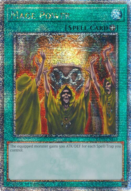 Mage Power (Quarter Century Secret Rare) [RA03-EN113] Quarter Century Secret Rare | The Time Vault CA