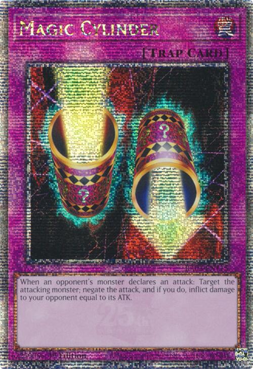 Magic Cylinder (Quarter Century Secret Rare) [RA03-EN115] Quarter Century Secret Rare | The Time Vault CA