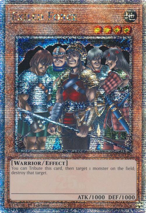 Exiled Force (Quarter Century Secret Rare) [RA03-EN119] Quarter Century Secret Rare | The Time Vault CA