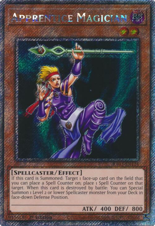 Apprentice Magician (Platinum Secret Rare) [RA03-EN124] Platinum Secret Rare | The Time Vault CA