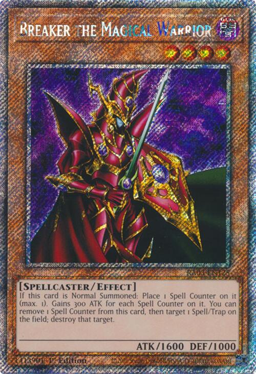 Breaker the Magical Warrior (Platinum Secret Rare) [RA03-EN125] Platinum Secret Rare | The Time Vault CA