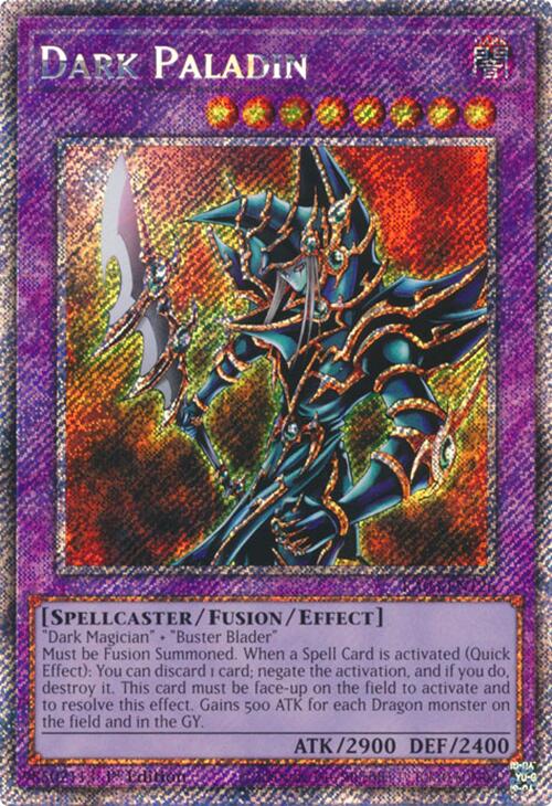 Dark Paladin (Platinum Secret Rare) [RA03-EN126] Platinum Secret Rare | The Time Vault CA