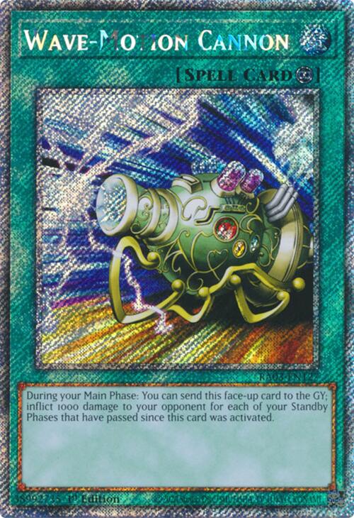 Wave-Motion Cannon (Platinum Secret Rare) [RA03-EN127] Platinum Secret Rare | The Time Vault CA