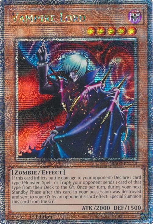 Vampire Lord (Quarter Century Secret Rare) [RA03-EN128] Quarter Century Secret Rare | The Time Vault CA