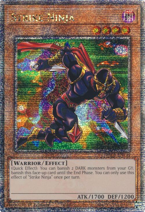 Strike Ninja (Quarter Century Secret Rare) [RA03-EN131] Quarter Century Secret Rare | The Time Vault CA