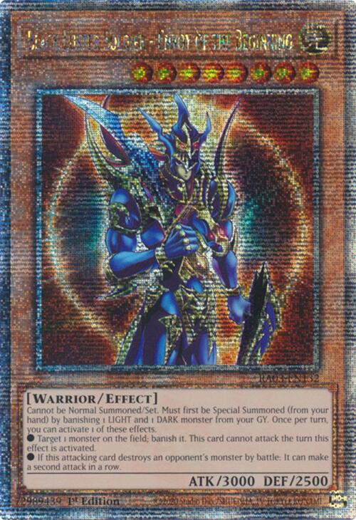Black Luster Soldier - Envoy of the Beginning (Quarter Century Secret Rare) [RA03-EN132] Quarter Century Secret Rare | The Time Vault CA
