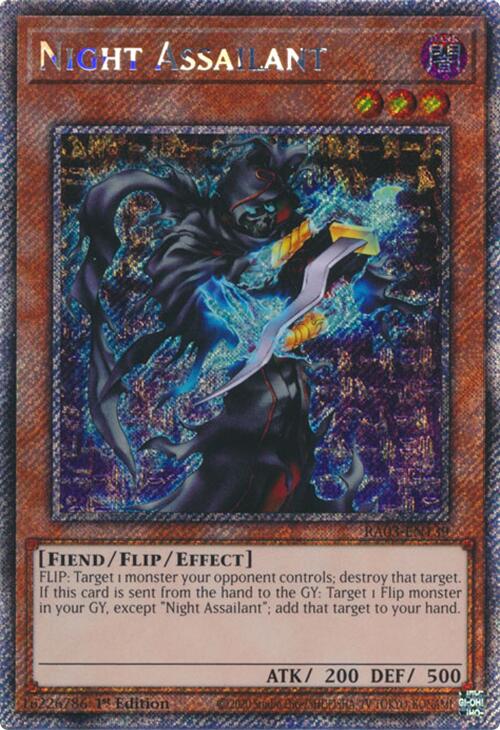 Night Assailant (Platinum Secret Rare) [RA03-EN139] Platinum Secret Rare | The Time Vault CA