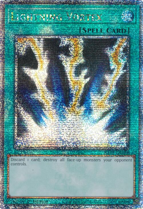 Lightning Vortex (Quarter Century Secret Rare) [RA03-EN148] Quarter Century Secret Rare | The Time Vault CA