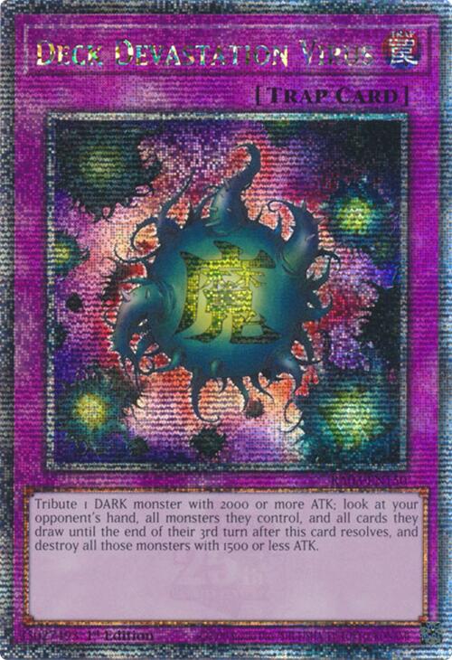 Deck Devastation Virus (Quarter Century Secret Rare) [RA03-EN150] Quarter Century Secret Rare | The Time Vault CA