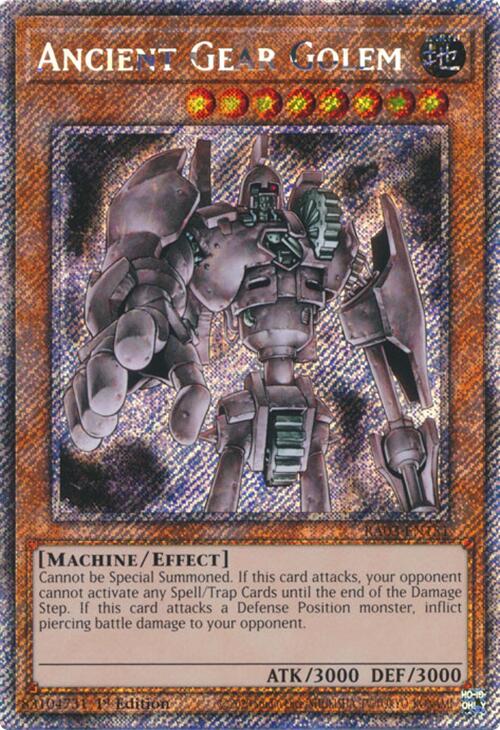 Ancient Gear Golem (Platinum Secret Rare) [RA03-EN151] Platinum Secret Rare | The Time Vault CA