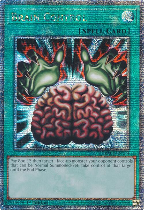 Brain Control (Quarter Century Secret Rare) [RA03-EN154] Quarter Century Secret Rare | The Time Vault CA