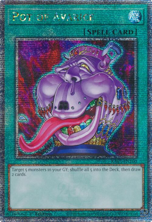 Pot of Avarice (Quarter Century Secret Rare) [RA03-EN160] Quarter Century Secret Rare | The Time Vault CA