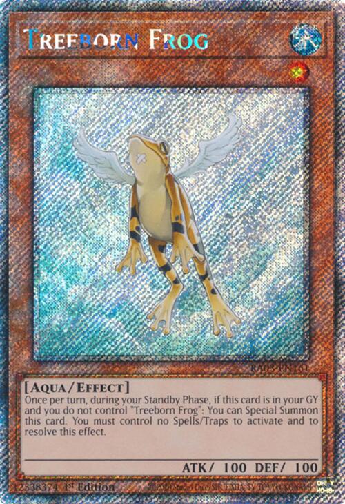 Treeborn Frog (Platinum Secret Rare) [RA03-EN161] Platinum Secret Rare | The Time Vault CA