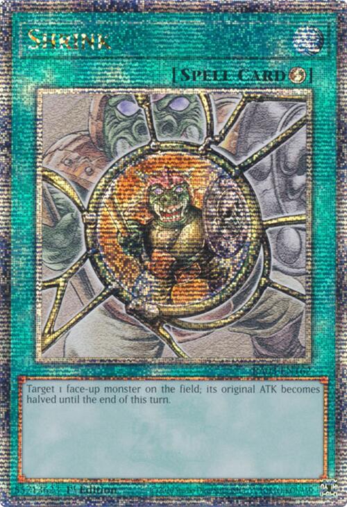 Shrink (Quarter Century Secret Rare) [RA03-EN162] Quarter Century Secret Rare | The Time Vault CA