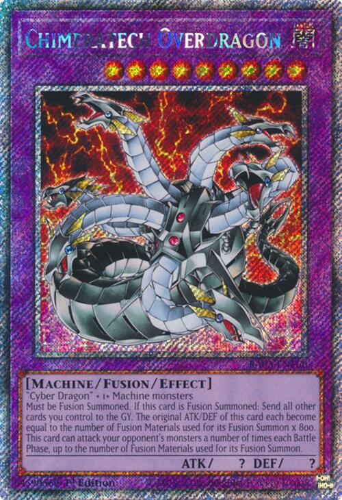 Chimeratech Overdragon (Platinum Secret Rare) [RA03-EN166] Platinum Secret Rare | The Time Vault CA