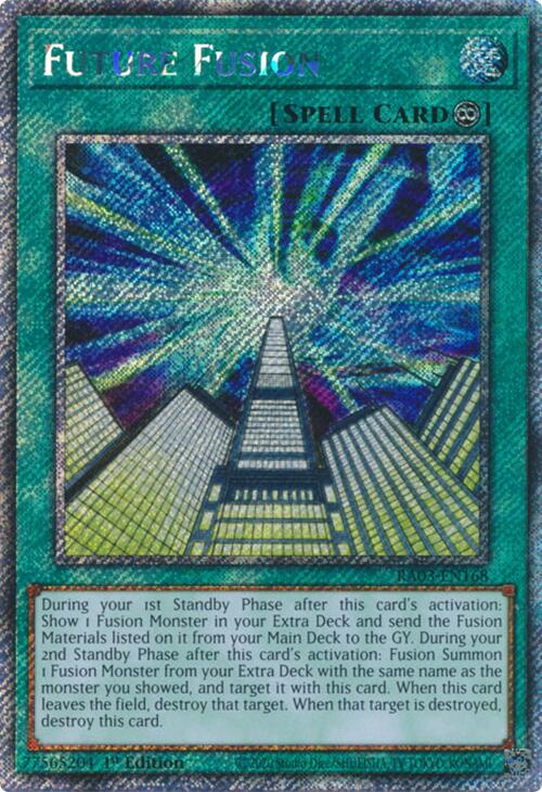 Future Fusion (Platinum Secret Rare) [RA03-EN168] Platinum Secret Rare | The Time Vault CA