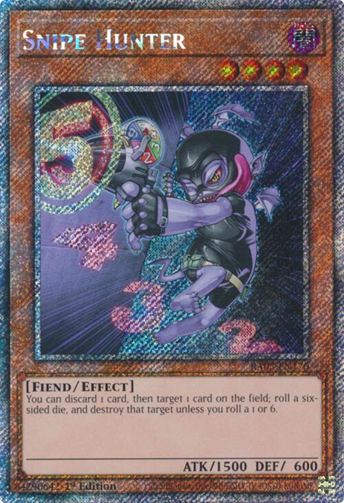 Snipe Hunter (Platinum Secret Rare) [RA03-EN170] Platinum Secret Rare | The Time Vault CA