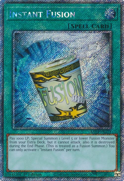 Instant Fusion (Platinum Secret Rare) [RA03-EN171] Platinum Secret Rare | The Time Vault CA