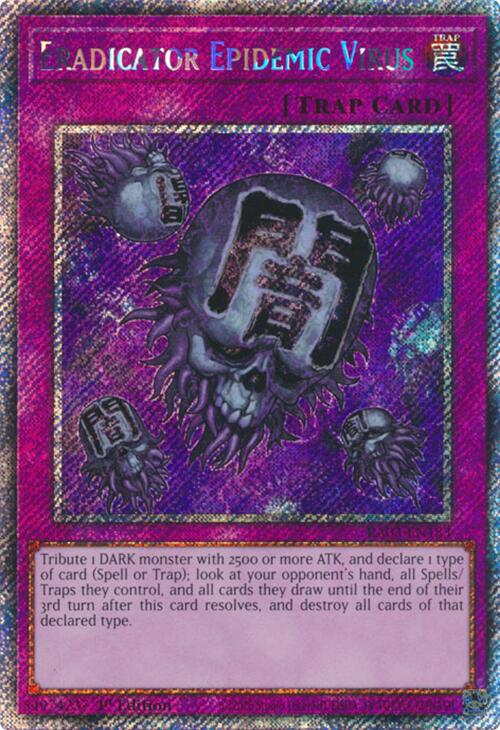 Eradicator Epidemic Virus (Platinum Secret Rare) [RA03-EN183] Platinum Secret Rare | The Time Vault CA