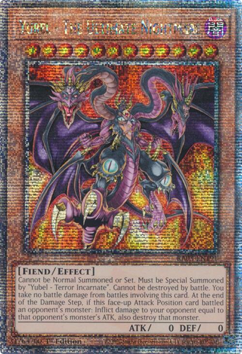 Yubel - The Ultimate Nightmare (Quarter Century Secret Rare) [RA03-EN191] Quarter Century Secret Rare | The Time Vault CA