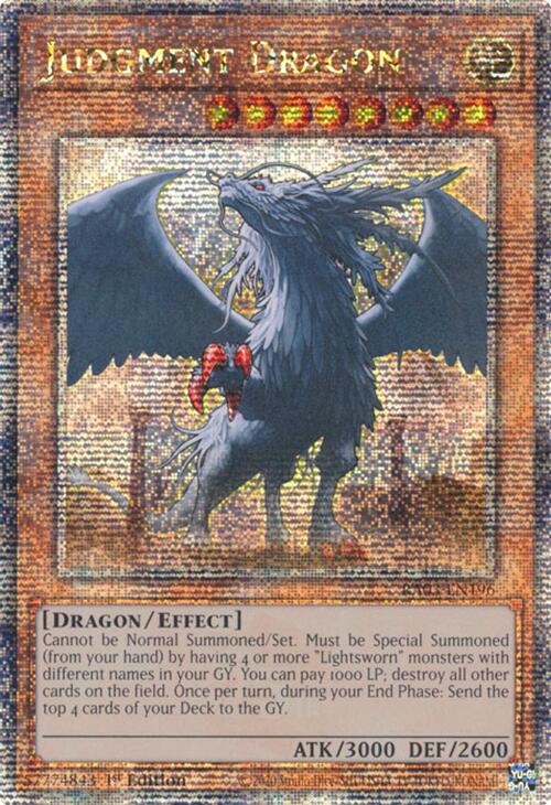 Judgment Dragon (Quarter Century Secret Rare) [RA03-EN196] Quarter Century Secret Rare | The Time Vault CA