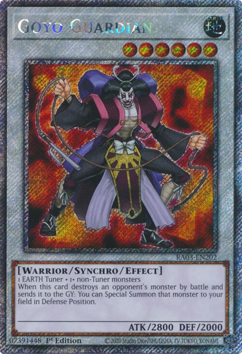 Goyo Guardian (Platinum Secret Rare) [RA03-EN202] Platinum Secret Rare | The Time Vault CA