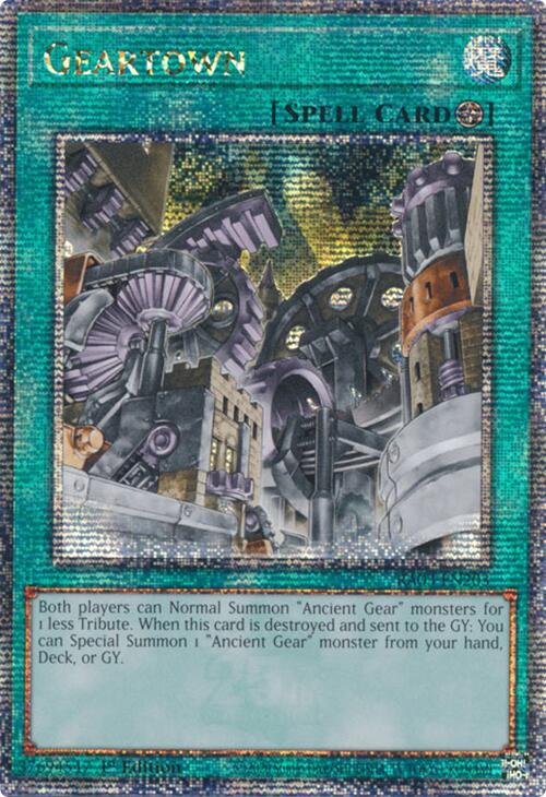 Geartown (Quarter Century Secret Rare) [RA03-EN203] Quarter Century Secret Rare | The Time Vault CA