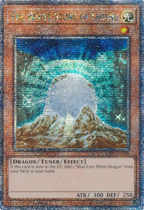 The White Stone of Legend (Quarter Century Secret Rare) [RA03-EN208] Quarter Century Secret Rare | The Time Vault CA