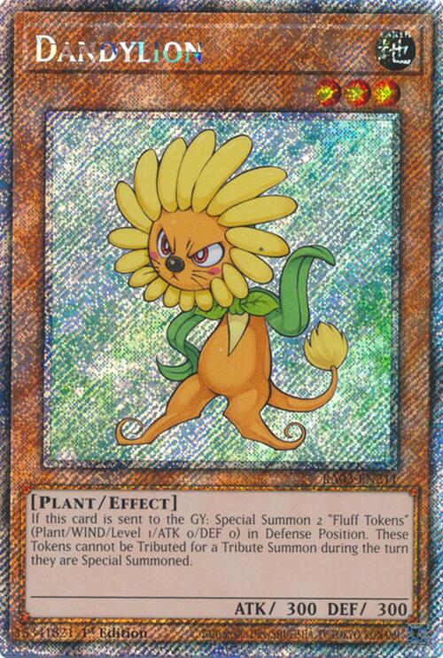 Dandylion (Platinum Secret Rare) [RA03-EN211] Platinum Secret Rare | The Time Vault CA