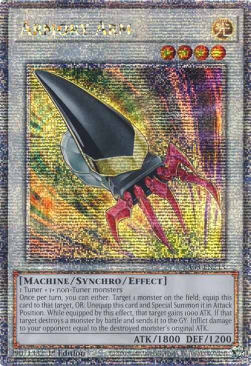 Armory Arm (Quarter Century Secret Rare) [RA03-EN213] Quarter Century Secret Rare | The Time Vault CA