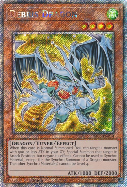 Debris Dragon (Platinum Secret Rare) [RA03-EN214] Platinum Secret Rare | The Time Vault CA