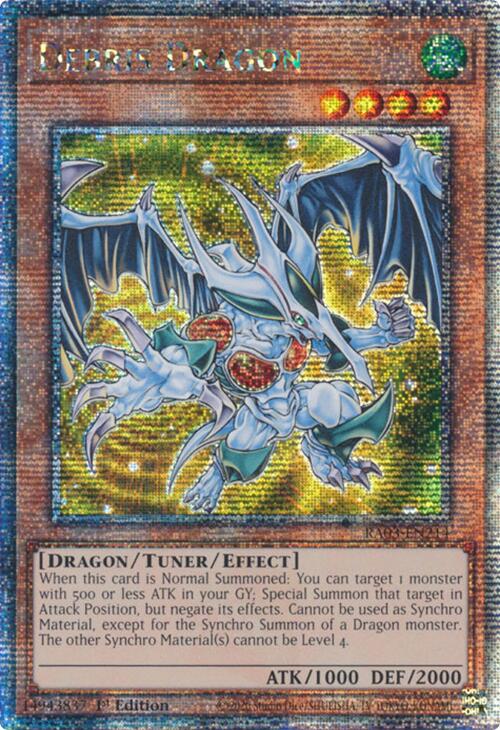 Debris Dragon (Quarter Century Secret Rare) [RA03-EN214] Quarter Century Secret Rare | The Time Vault CA