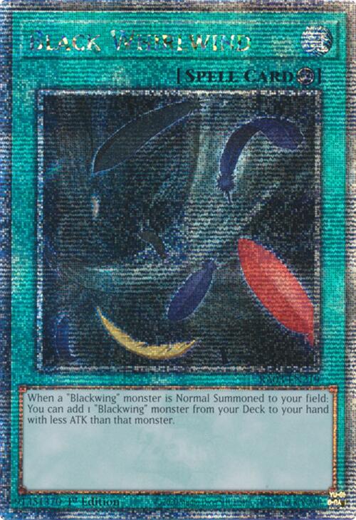 Black Whirlwind (Quarter Century Secret Rare) [RA03-EN219] Quarter Century Secret Rare | The Time Vault CA