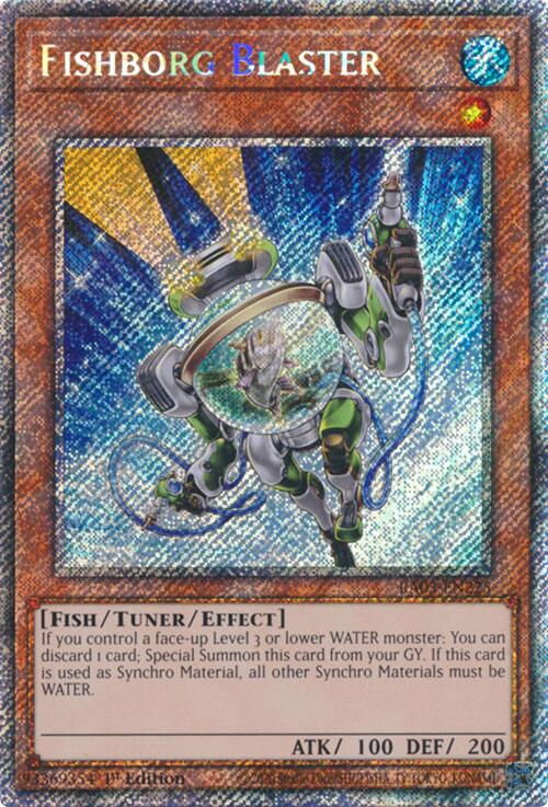 Fishborg Blaster (Platinum Secret Rare) [RA03-EN225] Platinum Secret Rare | The Time Vault CA