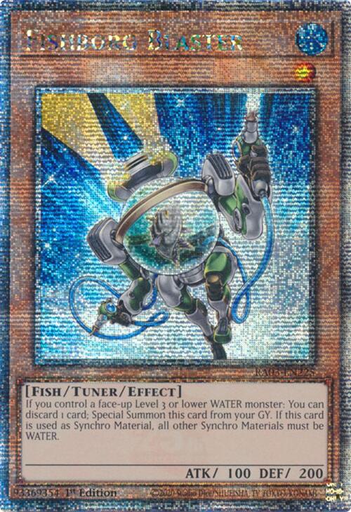 Fishborg Blaster (Quarter Century Secret Rare) [RA03-EN225] Quarter Century Secret Rare | The Time Vault CA