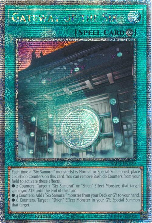 Gateway of the Six (Quarter Century Secret Rare) [RA03-EN229] Quarter Century Secret Rare | The Time Vault CA