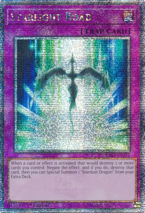 Starlight Road (Quarter Century Secret Rare) [RA03-EN235] Quarter Century Secret Rare | The Time Vault CA