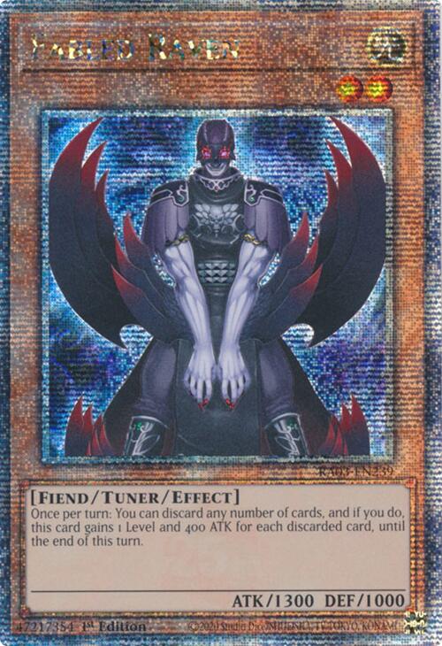 Fabled Raven (Quarter Century Secret Rare) [RA03-EN239] Quarter Century Secret Rare | The Time Vault CA