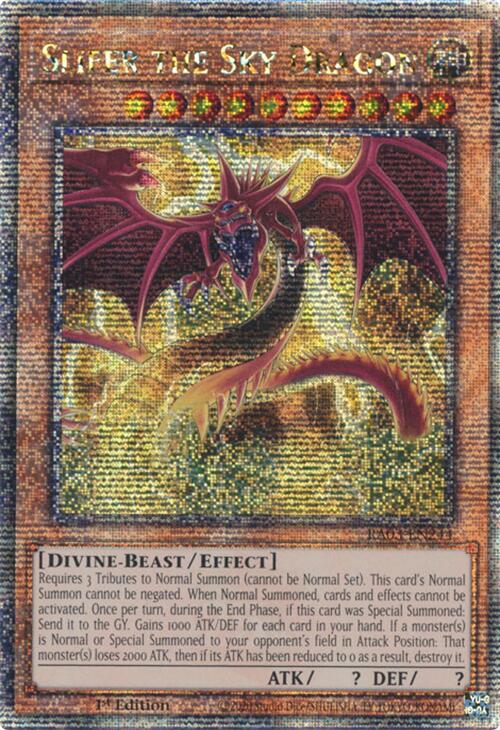 Slifer the Sky Dragon (Quarter Century Secret Rare) [RA03-EN244] Quarter Century Secret Rare | The Time Vault CA