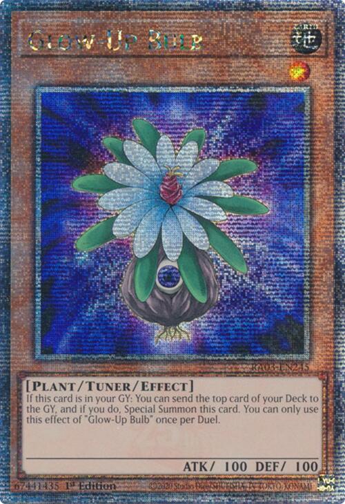 Glow-Up Bulb (Quarter Century Secret Rare) [RA03-EN245] Quarter Century Secret Rare | The Time Vault CA