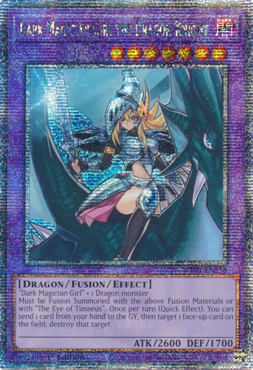 Dark Magician Girl the Dragon Knight (Quarter Century Secret Rare) [RA03-EN258] Quarter Century Secret Rare | The Time Vault CA