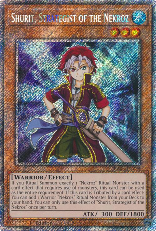 Shurit, Strategist of the Nekroz (Platinum Secret Rare) [RA03-EN259] Platinum Secret Rare | The Time Vault CA