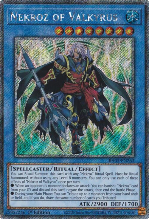 Nekroz of Valkyrus (Platinum Secret Rare) [RA03-EN263] Platinum Secret Rare | The Time Vault CA