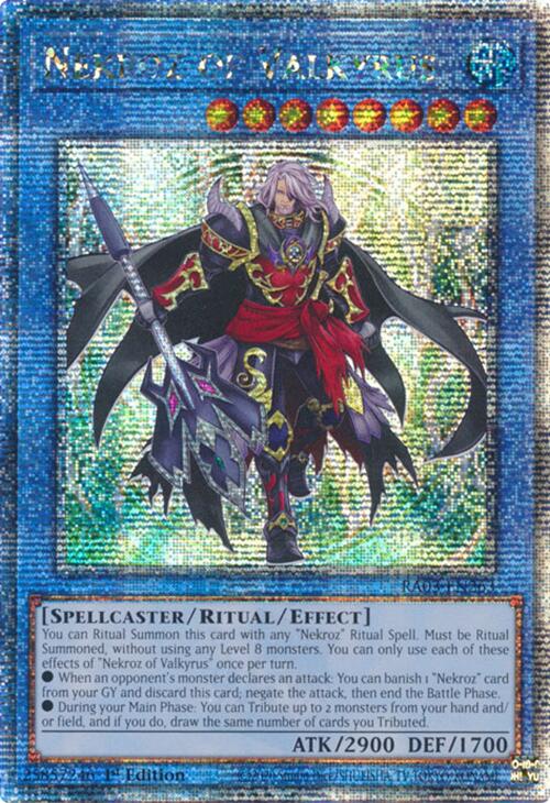 Nekroz of Valkyrus (Quarter Century Secret Rare) [RA03-EN263] Quarter Century Secret Rare | The Time Vault CA