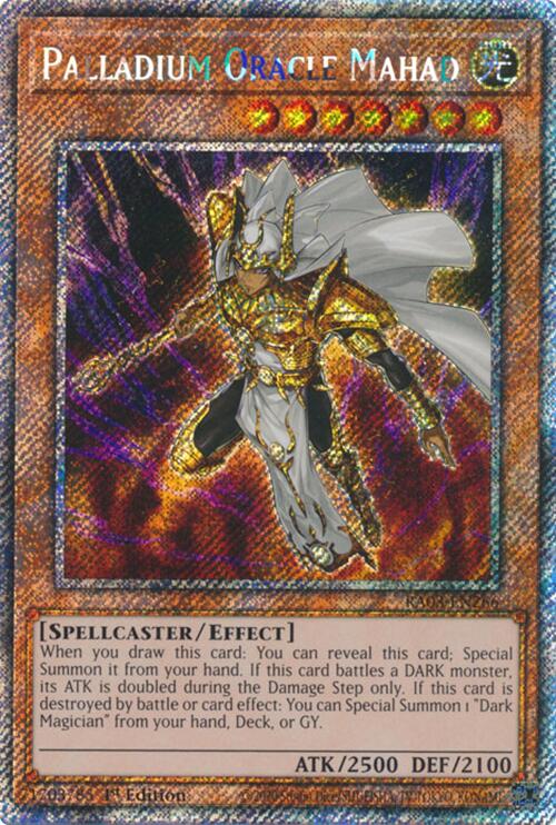 Palladium Oracle Mahad (Platinum Secret Rare) [RA03-EN266] Platinum Secret Rare | The Time Vault CA