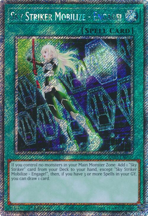 Sky Striker Mobilize - Engage! (Platinum Secret Rare) [RA03-EN269] Platinum Secret Rare | The Time Vault CA