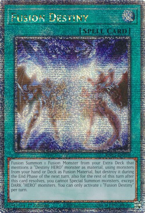 Fusion Destiny (Quarter Century Secret Rare) [RA03-EN270] Quarter Century Secret Rare | The Time Vault CA